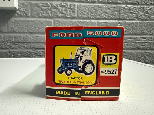 Britains Ford 5000 Tractor – Model No. 9527 (Boxed, Vintage)