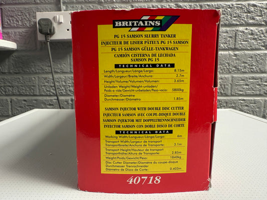 Britains Samson Tanker and Slurry Injector - Product Number: 42651