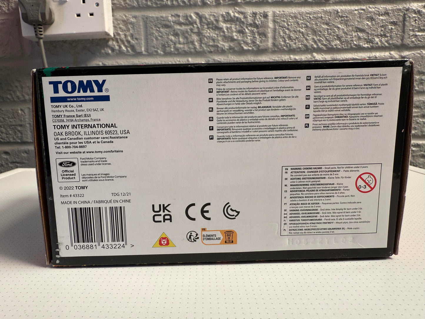 Die-Cast Britains Ford TW20 Tractor - Product Number: 42273